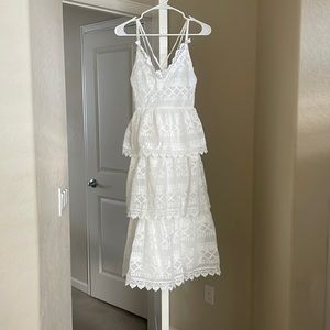 Lulus Tiered Midi Dress